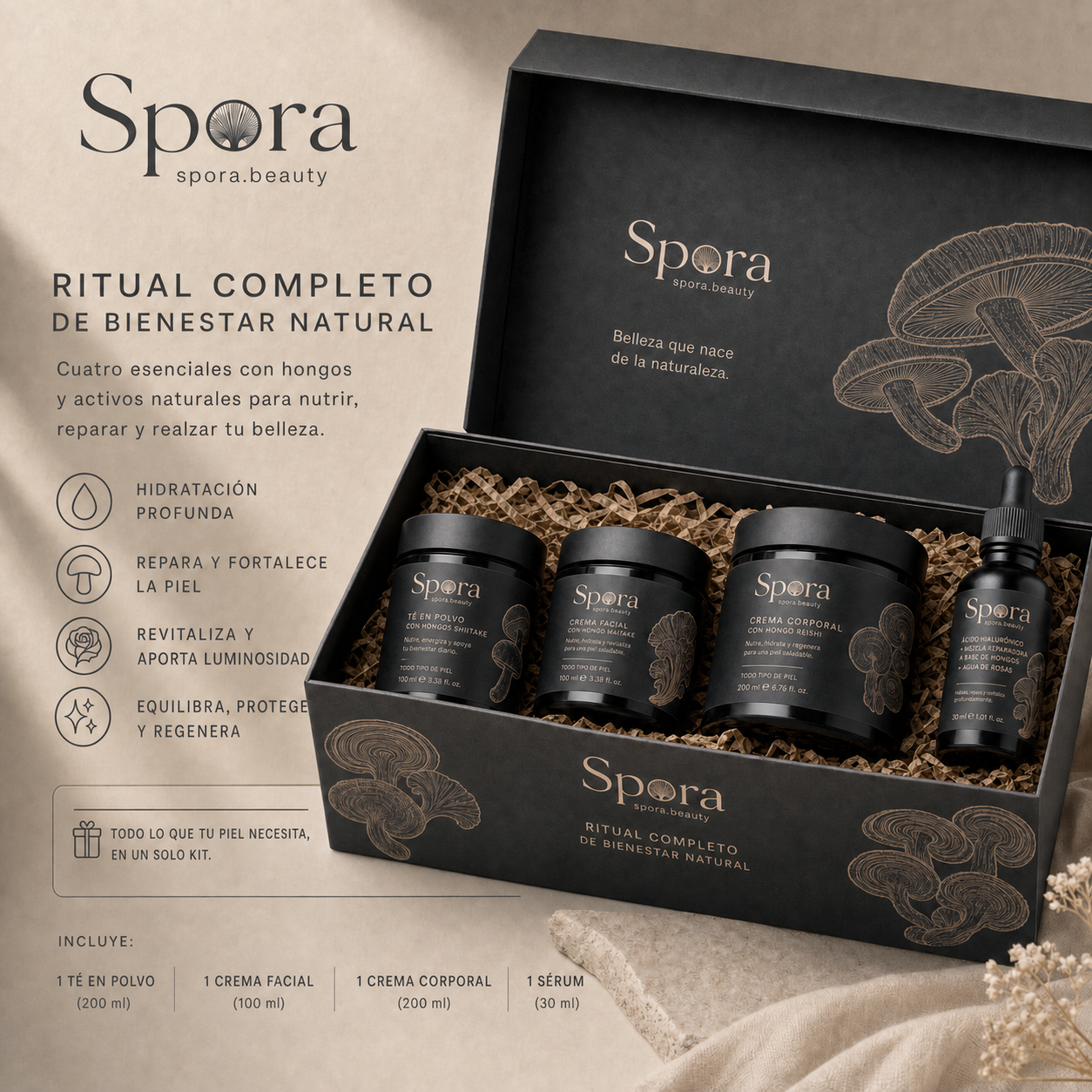 Kit Ritual Completo - Set completo de rituales de belleza natural